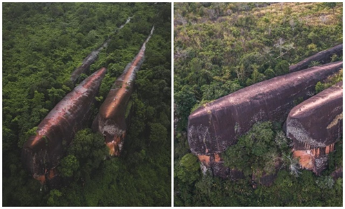 Chiêm ngưỡng cảnh quan kỳ vĩ đá cá voi khổng lồ 'bơi' giữa rừng rậm Thái Lan